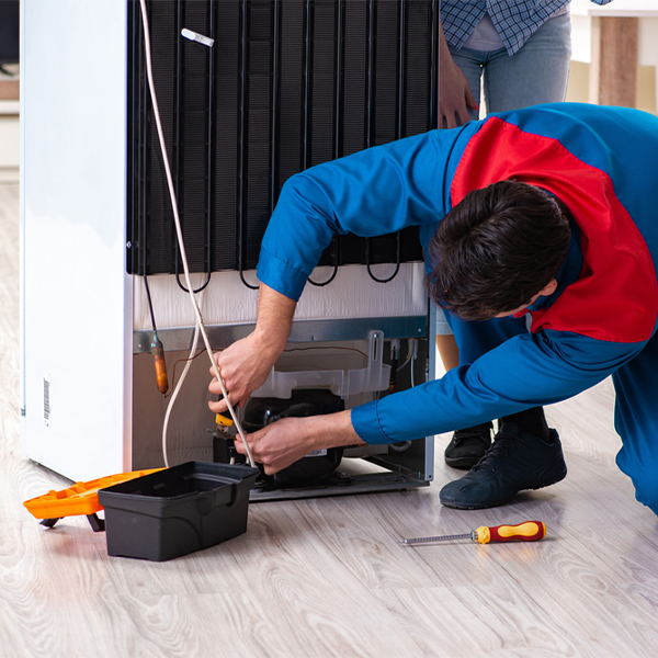 how long does it usually take to repair a refrigerator in Harperville